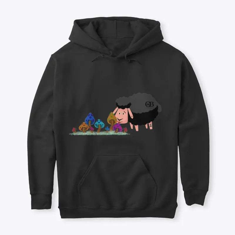 OBW Black Sheep Mushroom hoodie.