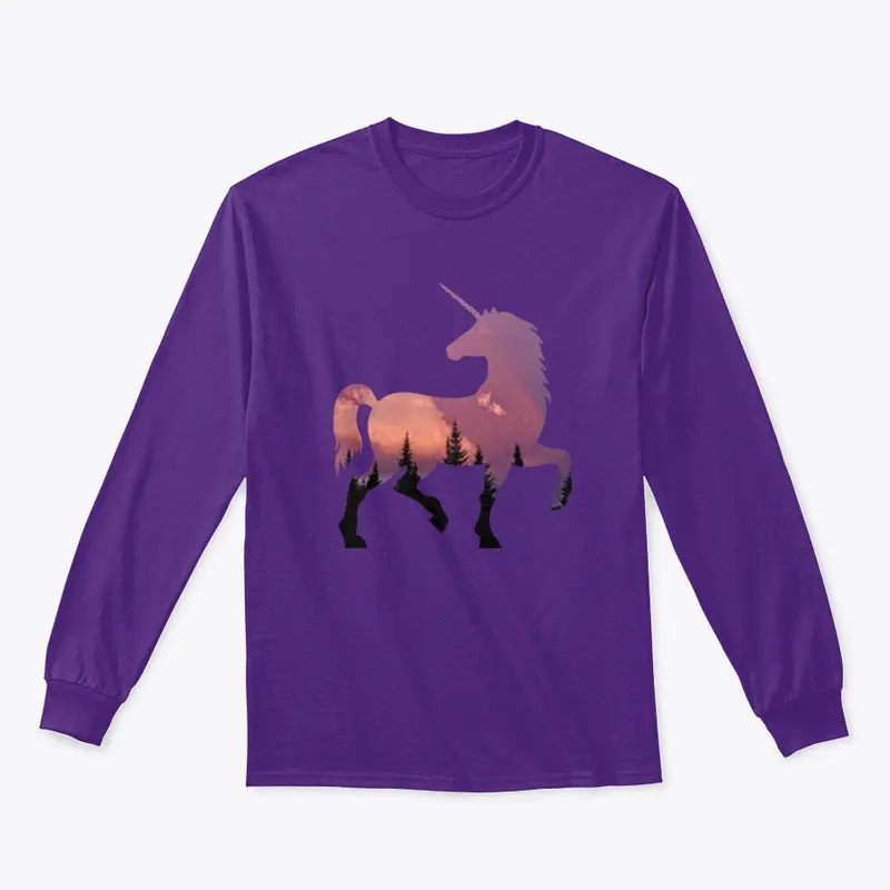 Sunset Unicorn long-sleeve